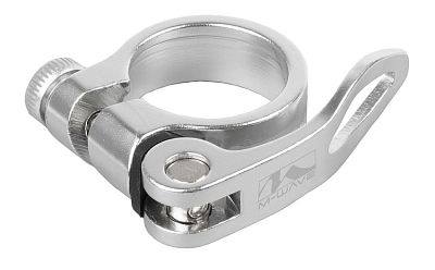 Превью  Зажим подседельный M-WAVE 31.8 мм (хомут с эксцетриком) Серебристый